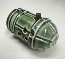 Antique 20s 30s GREEN Cutler Hammer Porcelain Push Light Switch Working Vintage picture