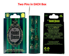 New RARE Mystery Disney Pin Box SEALED Haunted Mansion GLOW DARK Bride Ghosts + picture