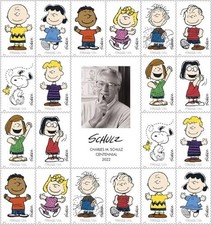 USPS Postage Stamps Sheet of 20 - First Class Letter - Charles M. Schulz  picture