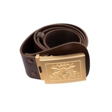 Italian Military leather parade belt, Size 46