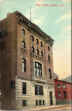 Altoona Pennsylvania PA Elks Home Club 1910s Postcard picture
