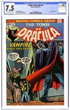 Tomb of Dracula #17 Dracula Bites Blade - 1974 - CGC 7.5 - Gil Kane & Tom Palmer picture