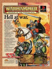 1996 Warhammer Shadow Of The Horned Rat PS1 Original Ad / Retro Promo v1 picture