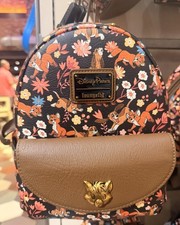 2026 Disney Parks Loungefly Fox and the Hound Tod Copper Mini Backpack New picture