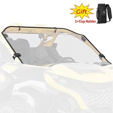 Kemimoto UTV Front Full Windshield PC Windscreen For CanAm Maverick R Max 2024+ picture