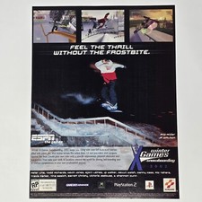 Winter X Games Snowboarding 2002 Xbox PS2 Thrill Print Ad/Poster Promo Art picture