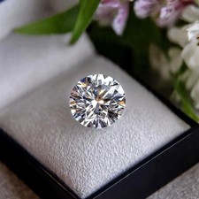 10 CT Certified Lab-Grown Diamond VVS1 Clarity Round Cut D Color CVD Diamond picture