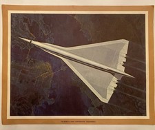 1960s Lockheed L-2000 SST Supersonic Transport 11x14 Promo Sheet picture