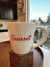Rare Sunset Magazine Life in the West Coffee Mug Ceramic Source California USA picture