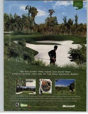 Links 2001 Golf Video Game Art Vintage Print Ad Arnold Palmer Sergio Garcia Pic picture