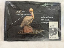 Vintage Couroc of Monterey Pelican Tray Large NOS Sealed MCM Barware Coastal picture