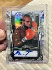 2026 leaf pop century Metal mr t Signed Auto Card #20/25 Clubber Rocky A Team picture