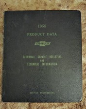 RARE 1958 Chevrolet Product Data Book Impala Corvette Cameo picture