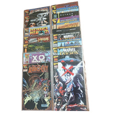 Wizard 1/2 Special Edition Comic Book Lot 18 Issues Marvel/Image 7 COA picture