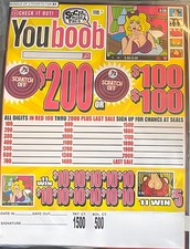 Pull Tab Tickets - Jar - Game - You Boob - 500 ct picture