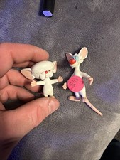 RARE Vintage 1994 Bend-Ems Pinky and The Brain 2” Bendable Just Toys Animaniacs picture