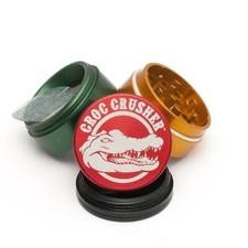 Croc Crusher RASTA 4 Piece Herb / Tobacco Premium Grinder 1.2