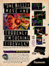 Panasonic 3DO Ballz Video Game Vintage Magazine Print Ad 1994 Retro Gaming picture