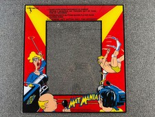 Memetron Taito Mat Mania Arcade Video Game Monitor Bezel Plexi ORIGINAL NOS picture