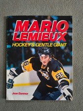 Mario Lemieux Hand Signed Canada Photo Magazine 90s VERY RARE picture