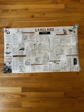 Vintage 1991 Chicago Gangland Poster 1920-1934 In Plastic Tube picture