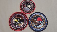 ​Lot of 3 USAF SBIRS Space Based Infrared System Patches GEO1, GEO2, GEO4 Flight picture