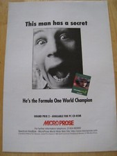 MICROPROSE THIS MAN HAS A SECRET SPECTRUM HOLOBYTE 1997 ADVERT A4 SIZE FILE 17 picture