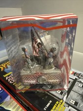 USAUnited We Stand Freedom Fighters Firemen Raising Flag 9/11 America's PrideNIP picture