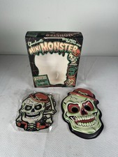 Ghoulsville Mini Monster Retro-A-Go-Go Mask Crazy Bones Halloween Decor picture