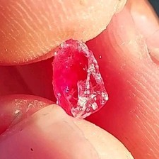 RARE FIERY GEM RHODONITE FROM MORRO DA MINA MINE, BRAZIL picture