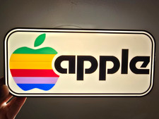 Retro Apple Computer 9-inch Light Box LED Sign 3D Printed Wall Decor Man Cave picture