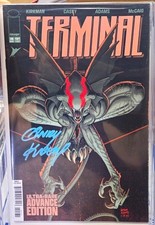 Terminal #10 Ultra-Rare Advance Edition Variant CGC 9.8 Signed Andy Kubert COA picture