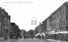 Main Street View Franklin Tennessee TN - Reprint picture