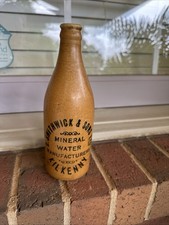 Antique L.C. Withnick & Sons Ltd Kilkenny Ireland Stoneware Mineral Water Bottle picture