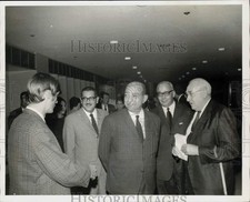1970 Press Photo Mahmoud Riad of U.A.R. arrives at Kennedy Airport NY picture