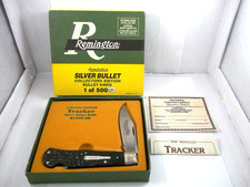 1990  Remington Silver Bullet ENGRAVED The Tracker R1306 SB Bullet Knife picture