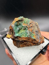 Fluorescent Emerald Green Cuprian Adamite Vug (Thumbnail) - Ojuela Mine, Meixco picture