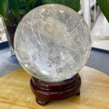 5.18LB  Natural white crystal transparent quartz crystal ball Reiki repair picture