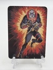1986 G.I. Joe Hasbro Destro Enemy Weapons Supplier Trading Card picture