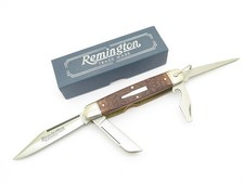 1994 Remington R4243 Camp Bullet USA Scout Jigged Delrin Folding Pocket Knife picture