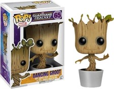 BOX DAMAGED  Funko Pop Marvel Guardians of the Galaxy Dancing Groot #65 #5104 picture