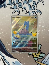 Pokemon TCG Lapras 131/128 30th anniversary Illustration Rare Holo picture
