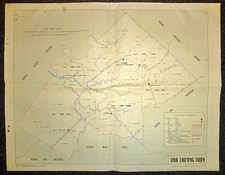 Chuong Thien - QLVNCH - Rare 1970 Map - Vi Thanh - Phoenix Program - Vietnam War picture