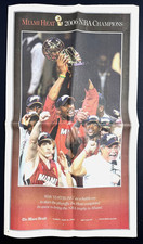 The Miami Herald Newspaper Insert - 2006 - Miami Heat Champs - Excellent picture