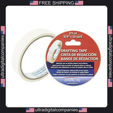Pacific Arc Drafting Tape 3/4 in x 10 yd Low Tack Paper Vellum picture