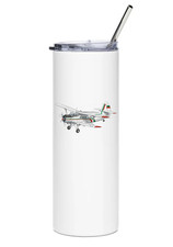 Antonov An-2 Stainless Steel Water Tumbler with straw - 20oz. picture