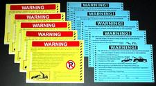 BEST 10 MULTI-REASON NO CAR PARKING STICKERS ⭐ 800+ SOLD ⭐ VIOLATION WARNINGS picture