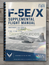 F-5E/X Supplemental Flight Manual  Northrop Tiger II F5E F5EF picture