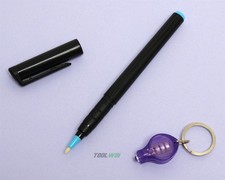 Invisible Ink Pen with UV Flashlight LED Black Light Reactive Secret Marker Set picture