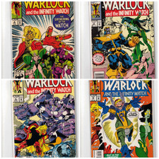 Warlock Marvel Comic Book Lot 4 Comics Issues #2,5,8,18 See Scans picture